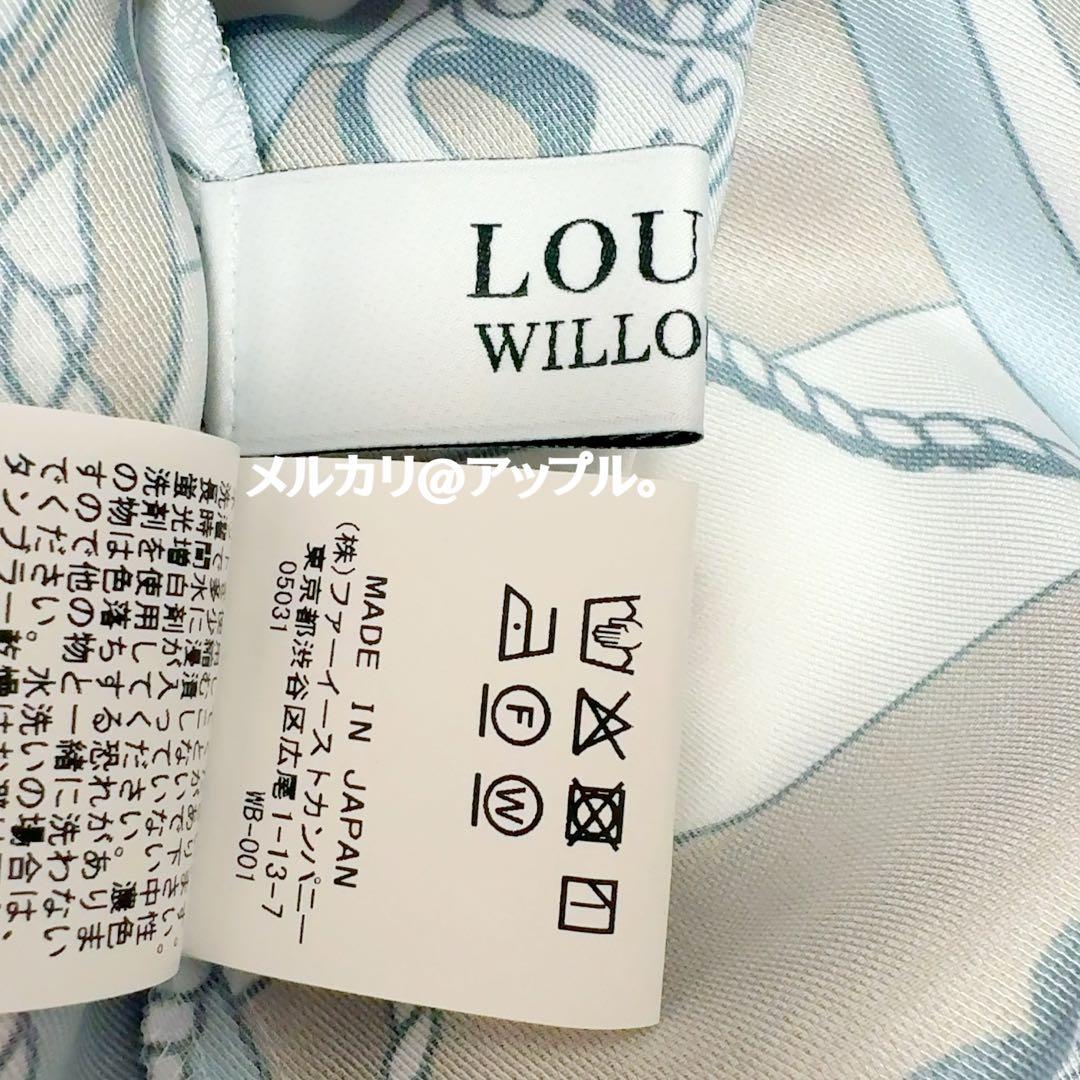 新品タグ有☆最終値下げ☆ルルウィルビー マリーナプリント ブラウス