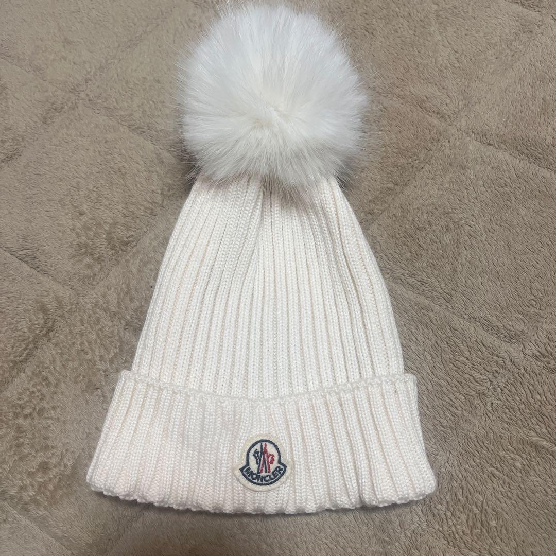 モンクレール ニット帽ぽんぽん - メルカリ