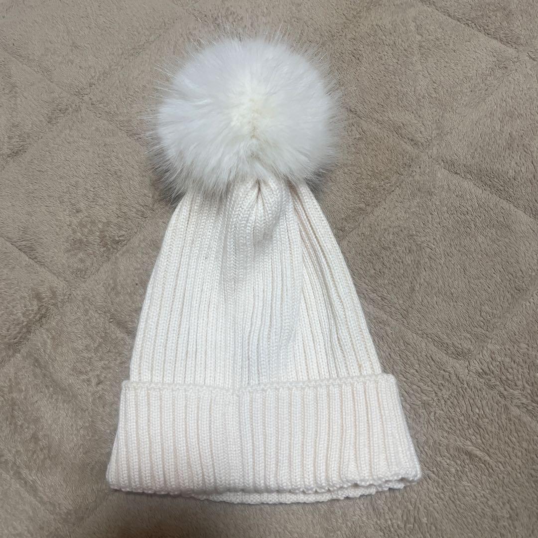モンクレール ニット帽ぽんぽん - メルカリ