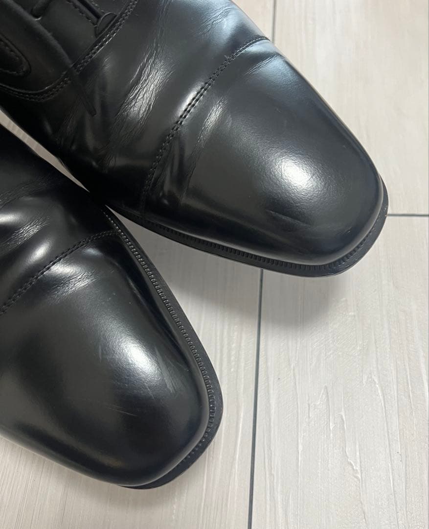 REGAL 725R AL ブラック 紳士靴 ストレートチップ 25.5cm 黒