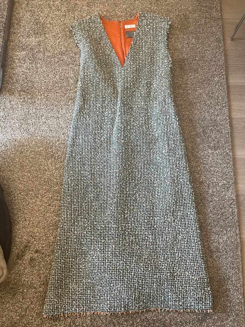 ☆トゥモローランド コレクション LINTON ツイード ワンピース