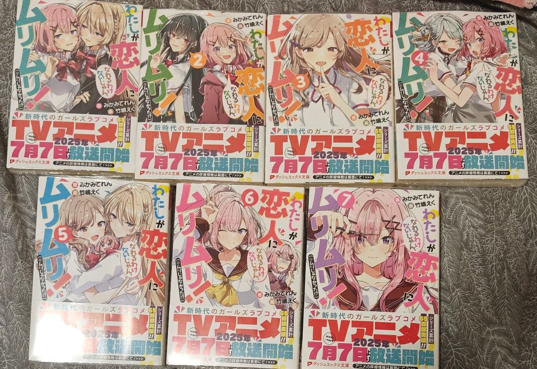 未使用】わたしが恋人になれるわけないじゃん わたなれ 小説 全7巻