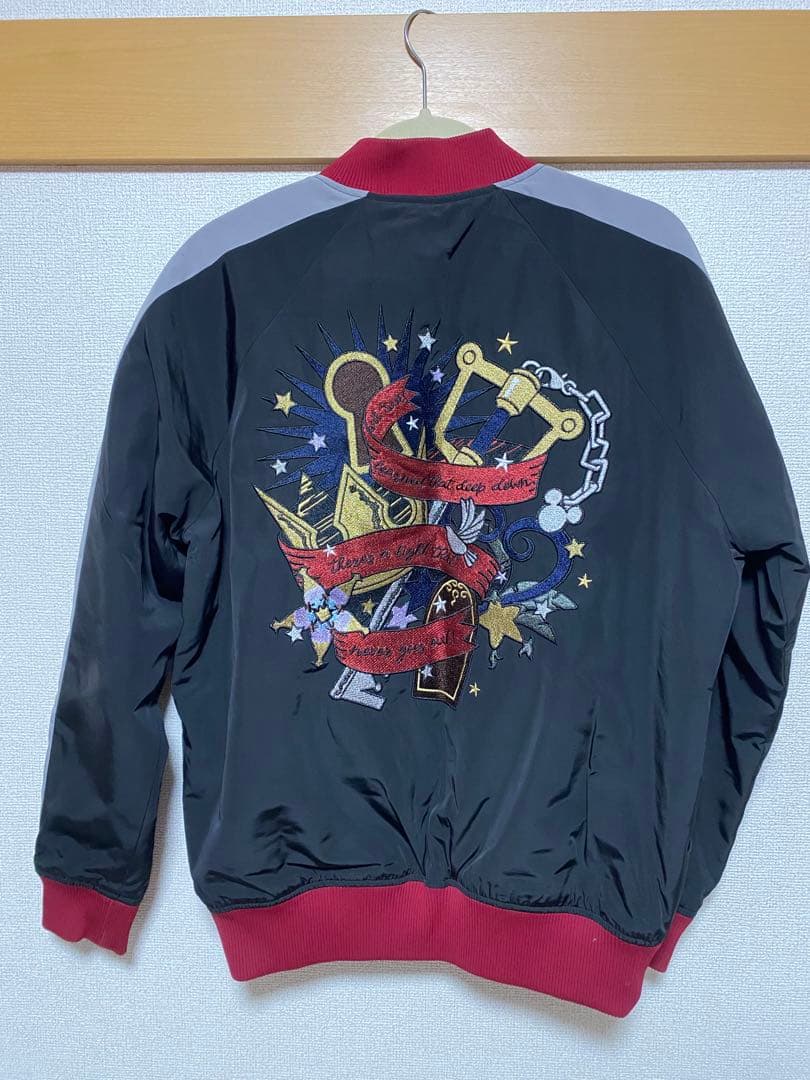 キングダムハーツ スカジャン 刺繍デザイン L相当