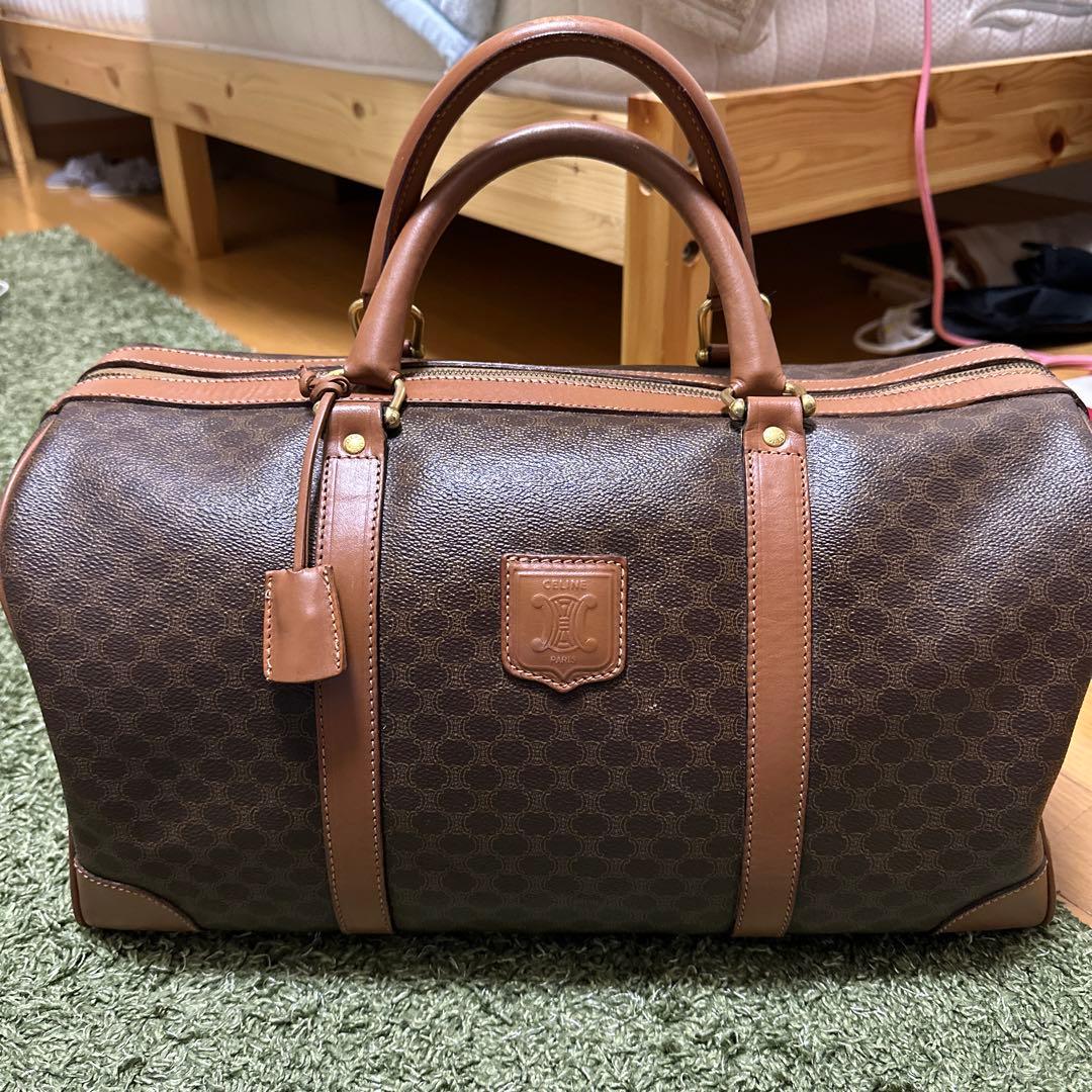 オールドセリーヌ ボストンバッグ マカダム トリオンフ - メルカリ