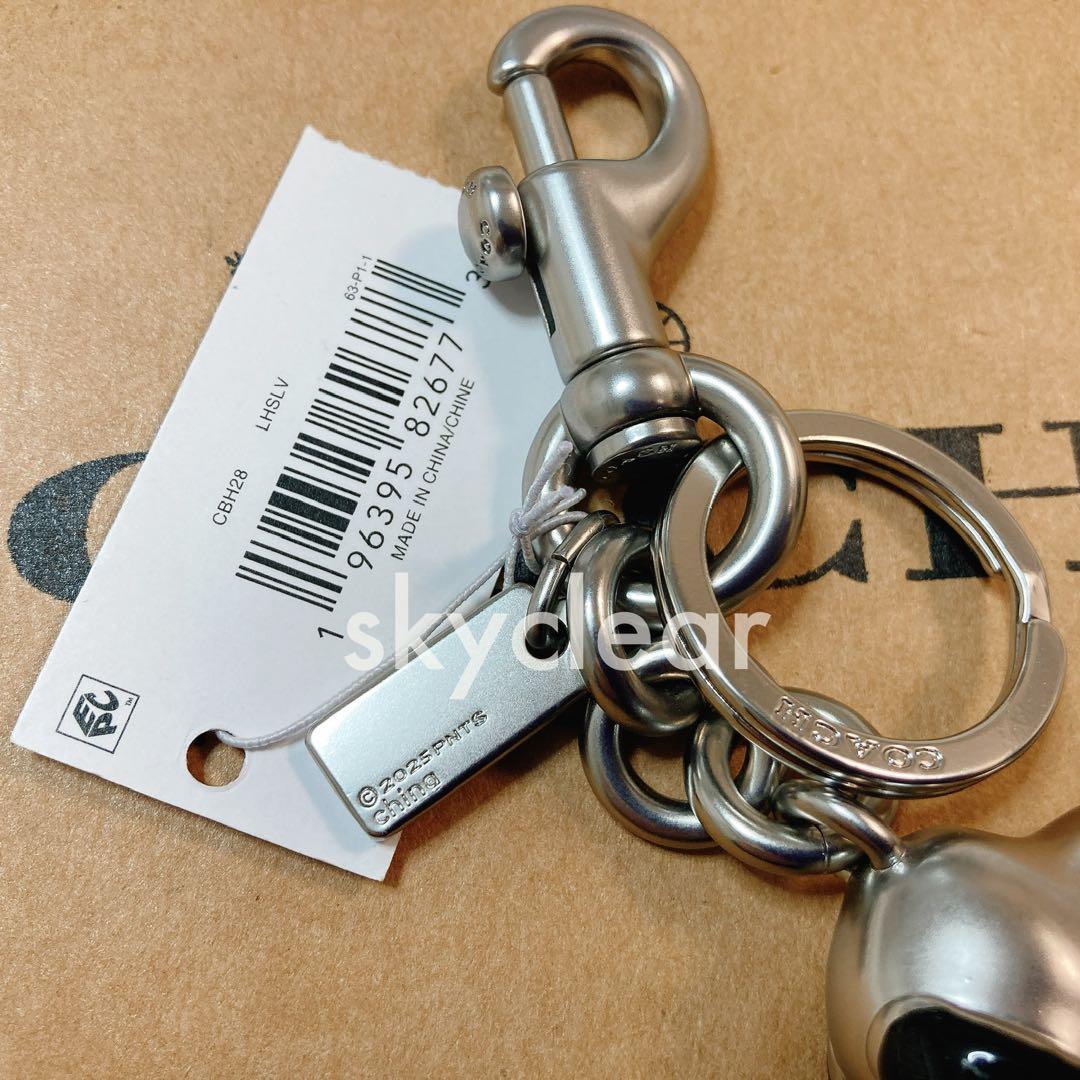 新品❇︎正規品 COACH 2025 コラボ スヌーピー チャーム キーリング