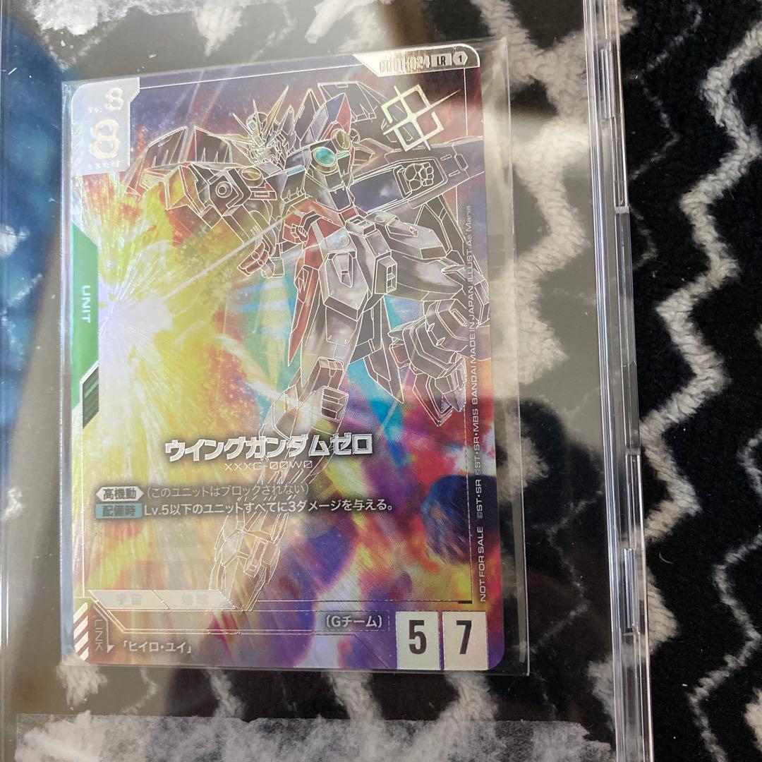 ガンダムカードゲーム ウイングガンダムゼロ CS優勝プロモ - メルカリ