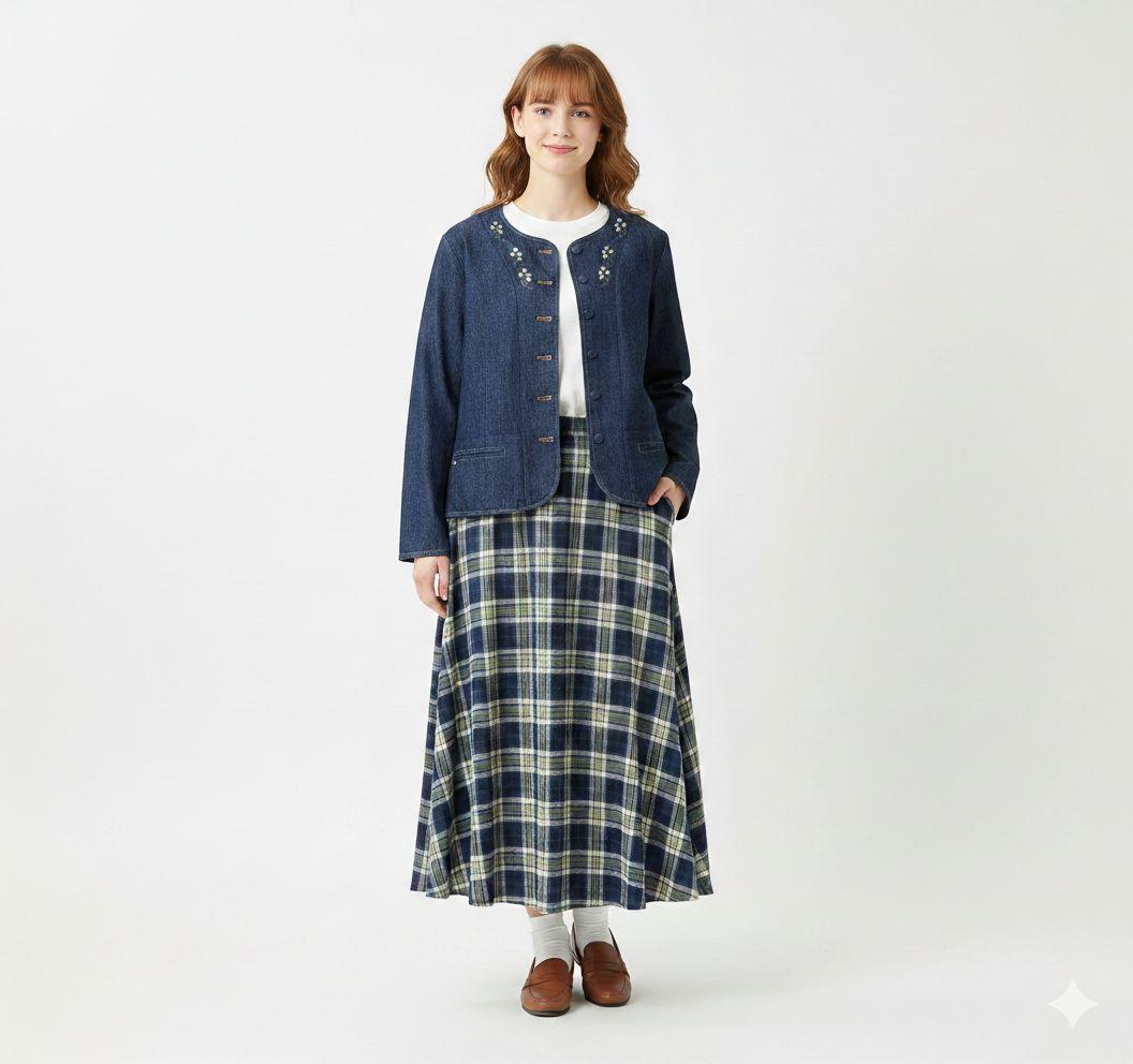 MademoiselleNONNON 花刺繍モンサンミッシェルジャケット - メルカリ