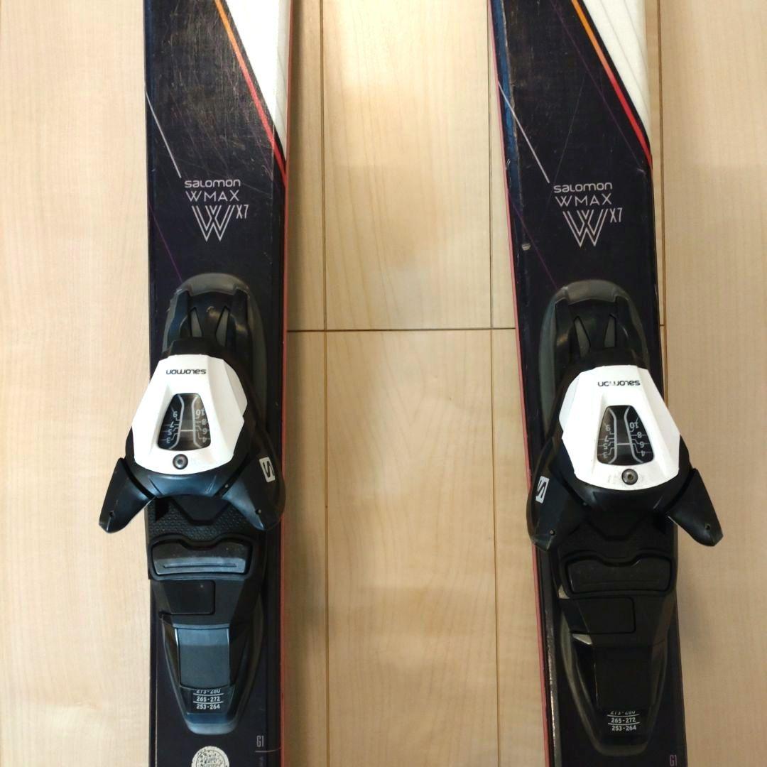Salomon W MAX X7 スキー 板 バインディング付き148センチ - メルカリ