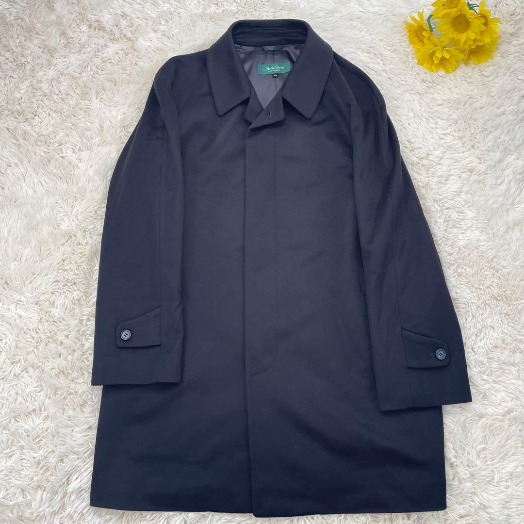 極美品✨ PIACENZA ピュアカシミヤ100% ニチワ ロングコート メンズ