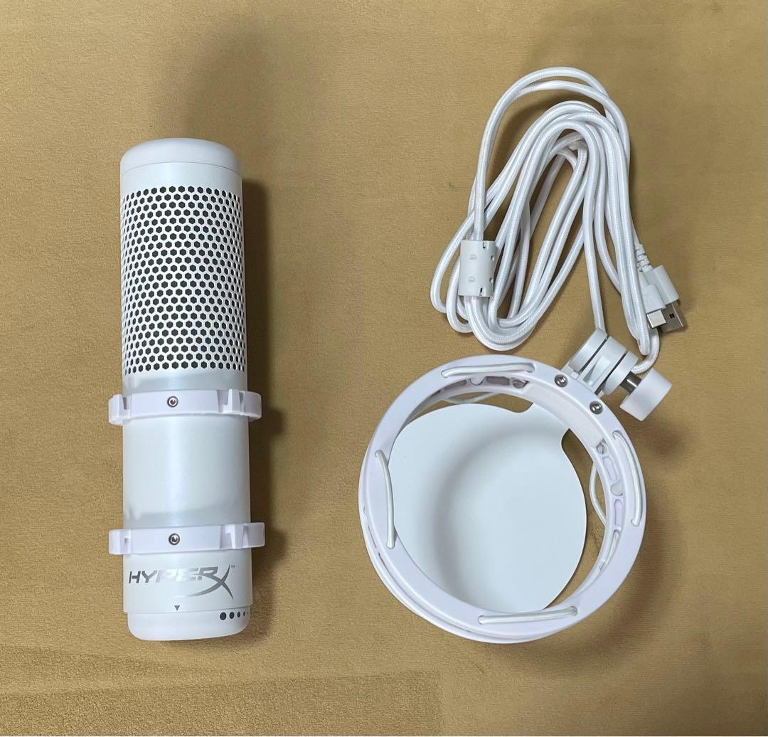 HYPERX QuadCast S 白 箱・説明書なし QuadCast S – USB Condenser Gaming Microphone