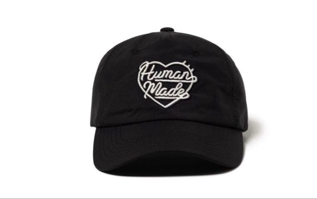 HUMAN MADE 5PANEL NYLON CAP BLACK - メルカリ