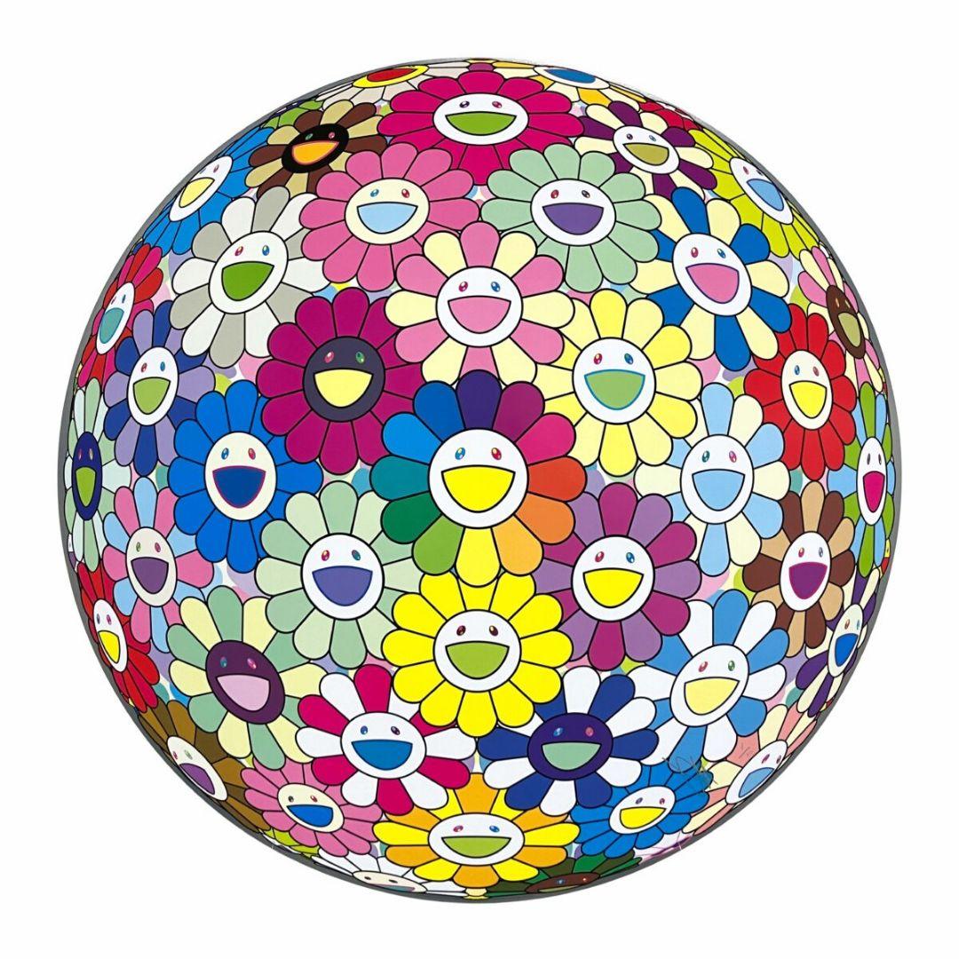 村上隆「お花畑の中に顔をうずめる」ED300 - メルカリ