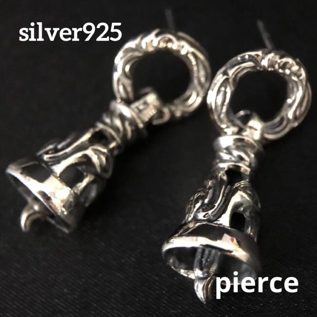 シルバー925 ピアス メンズ 鈴 鐘 ベル クロム 人気 3-24 6293 - メルカリ