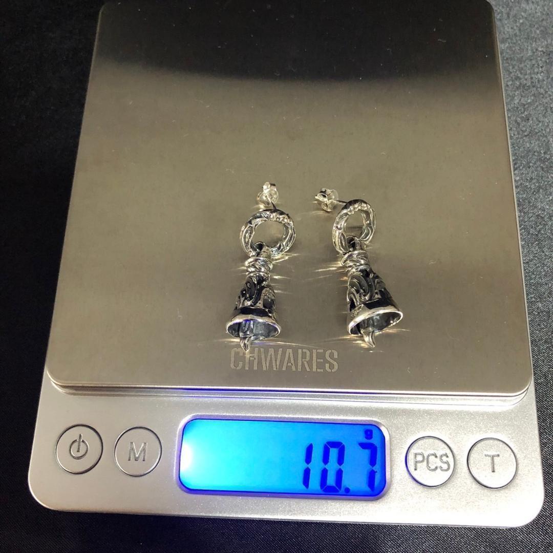 シルバー925 ピアス メンズ 鈴 鐘 ベル クロム 人気 3-24 6293 - メルカリ