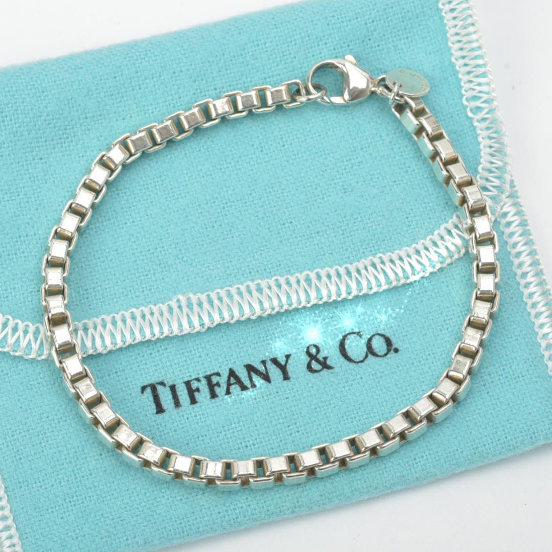 新品仕上げ◇ティファニー ベネチアン ブレスレット SV925 19cm 腕輪