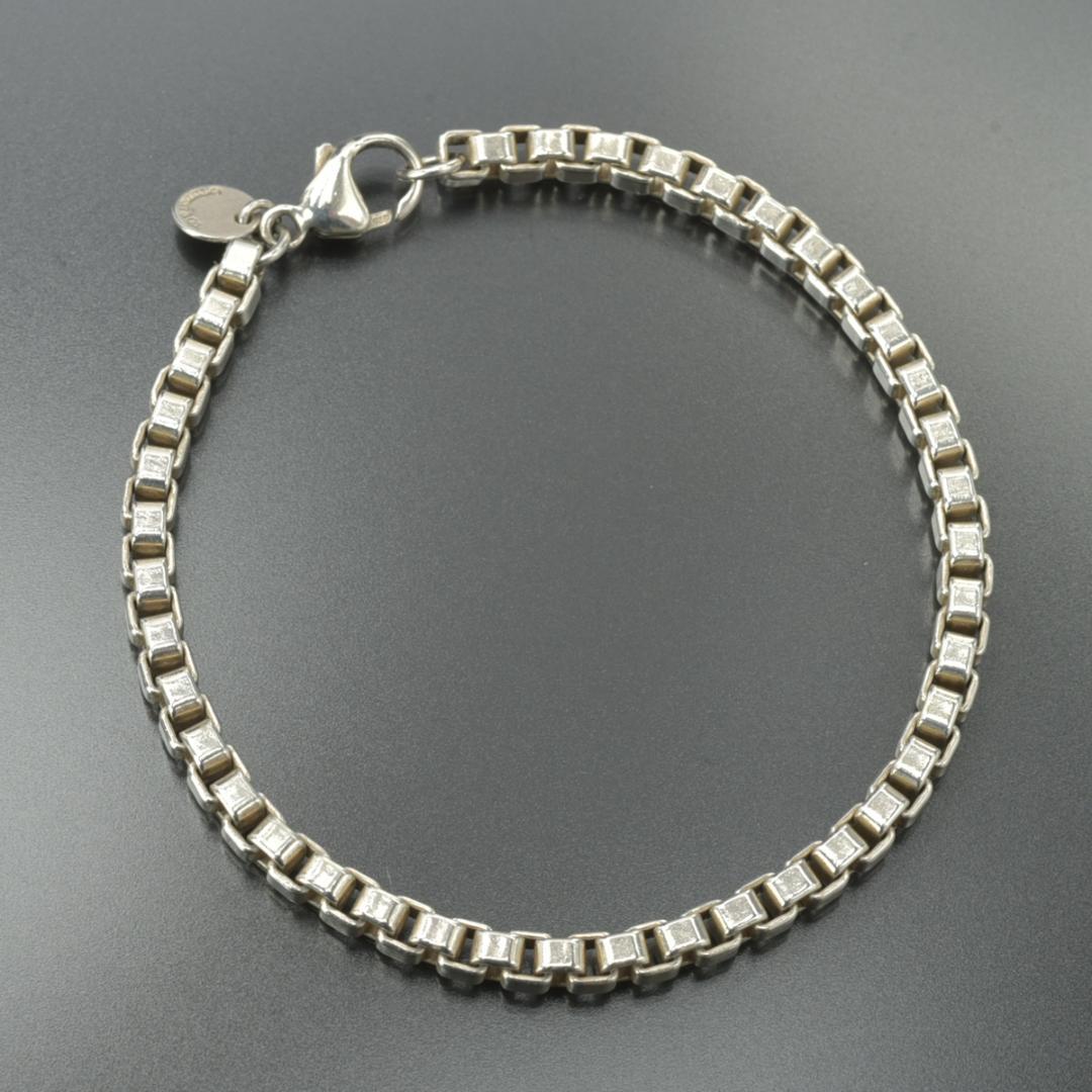新品仕上げ◇ティファニー ベネチアン ブレスレット SV925 19cm 腕輪