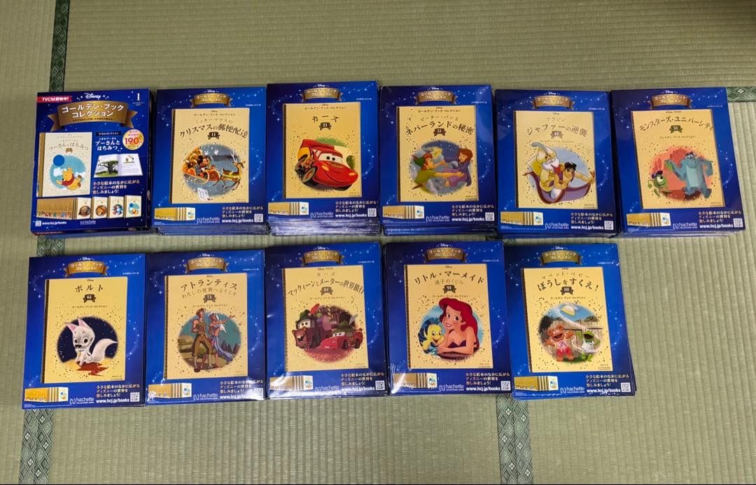 ディズニー　ゴールデン・ブック・コレクション 1巻〜107巻 美品】ディズニー ゴールデンブックコレクション 1巻〜100巻 箱付き