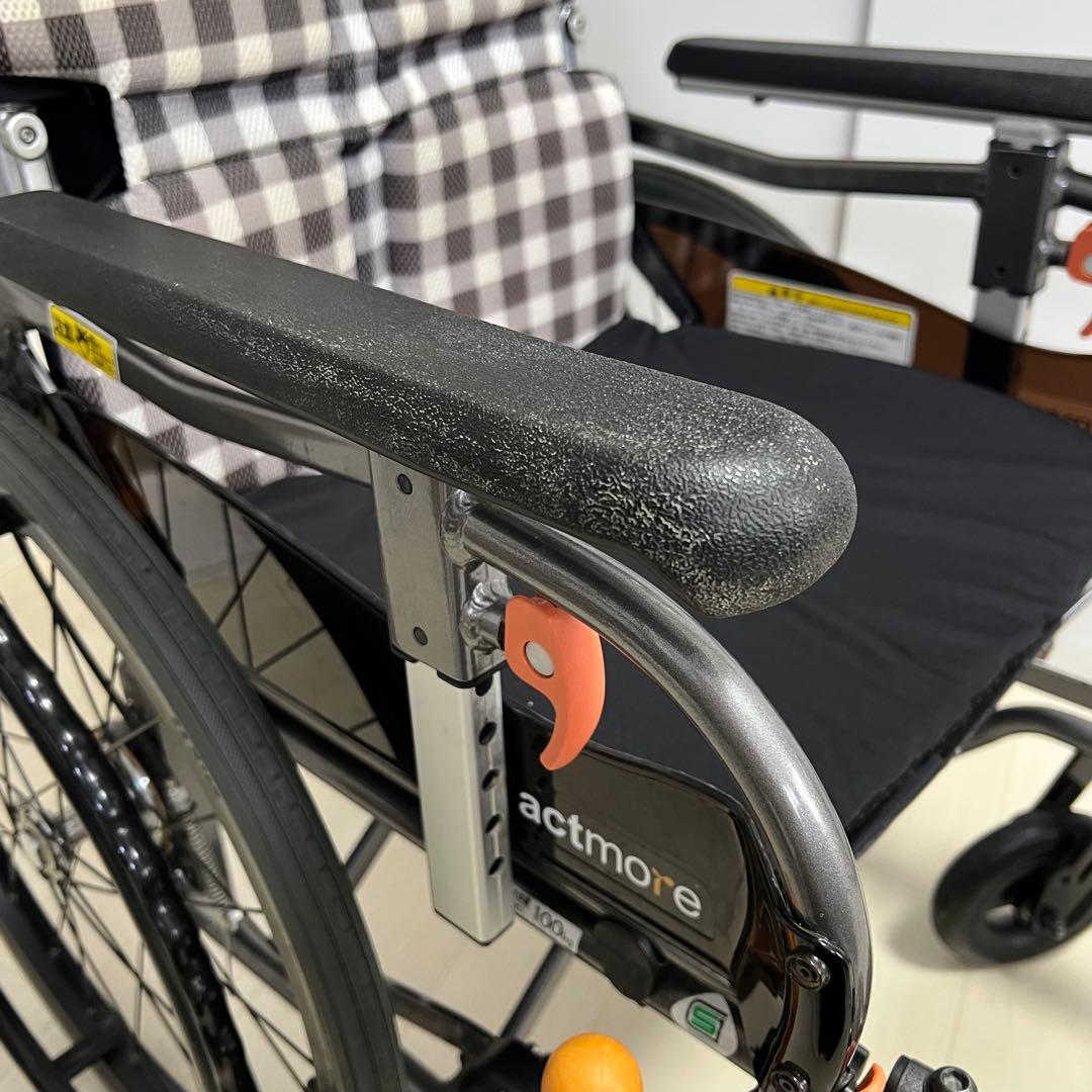 車椅子 アクトモア actmore C1620-40 車いす 自走 介助ブレーキ - メルカリ