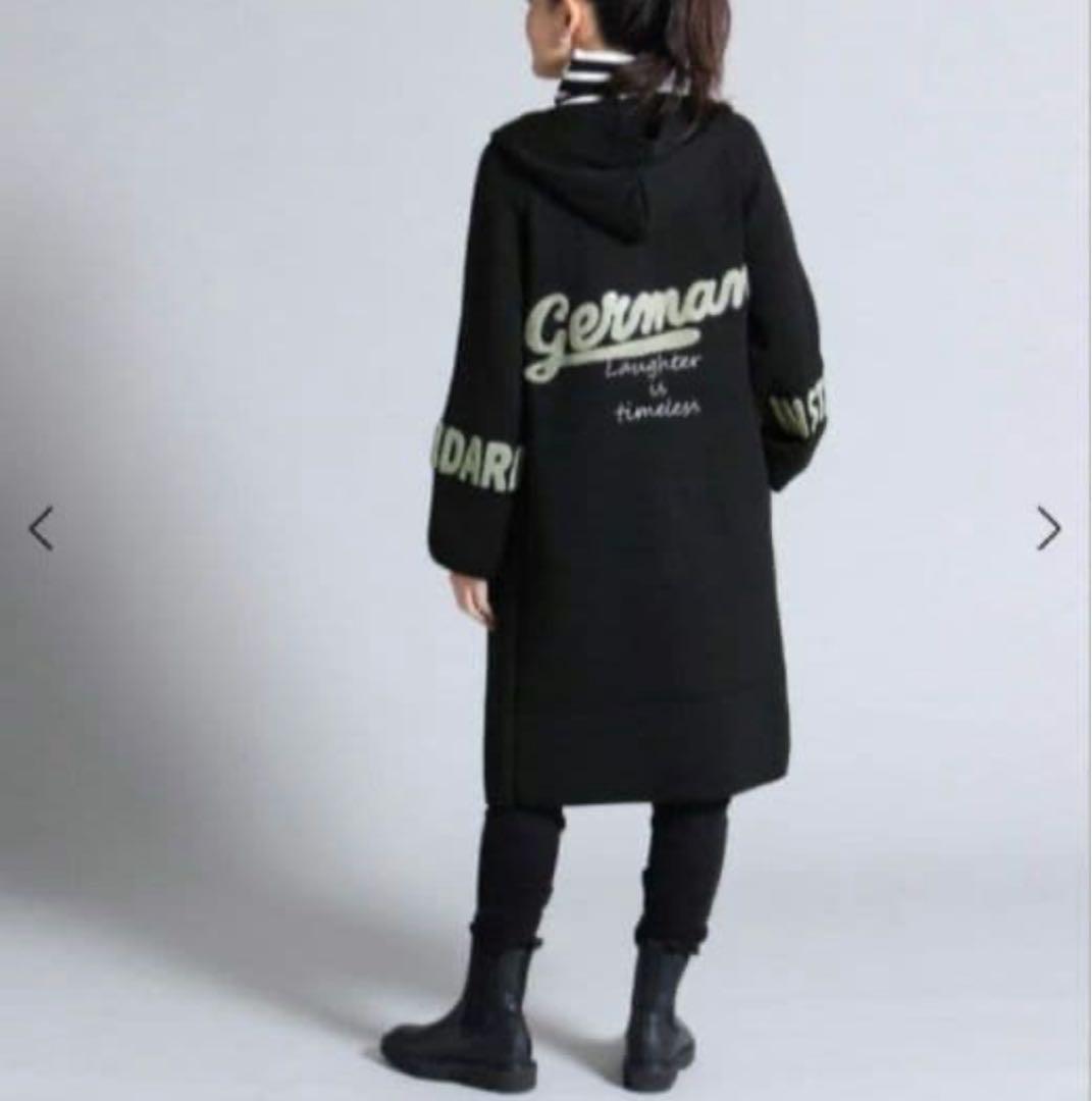 スコットクラブ ロゴ刺繍フーディーニットロング ジャケット ヤマダヤ