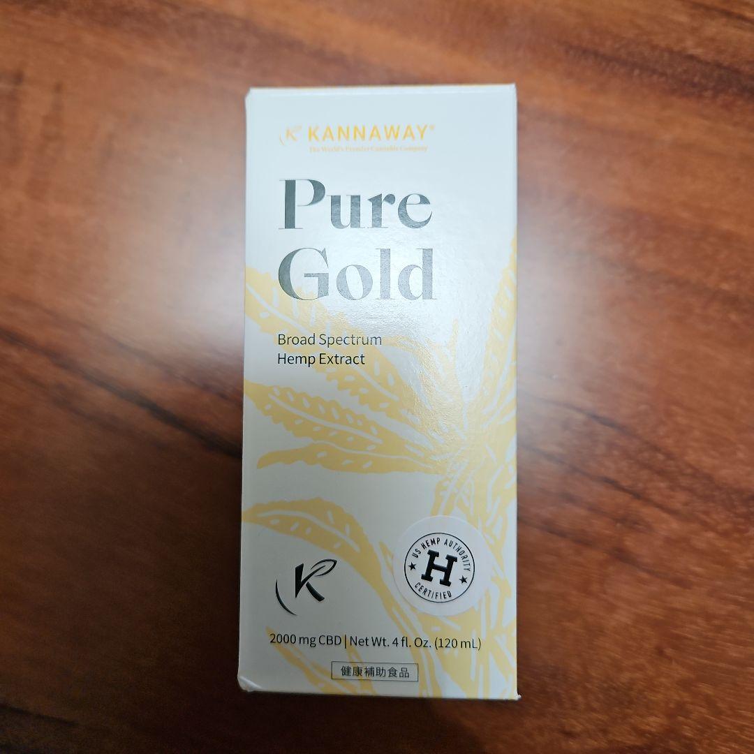 Kannaway Pure Gold 2000mg CBD 120ml - メルカリ