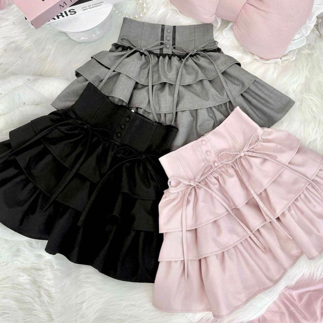 ハニーミュウ イモちゃん ティアードフリルスカート - メルカリ