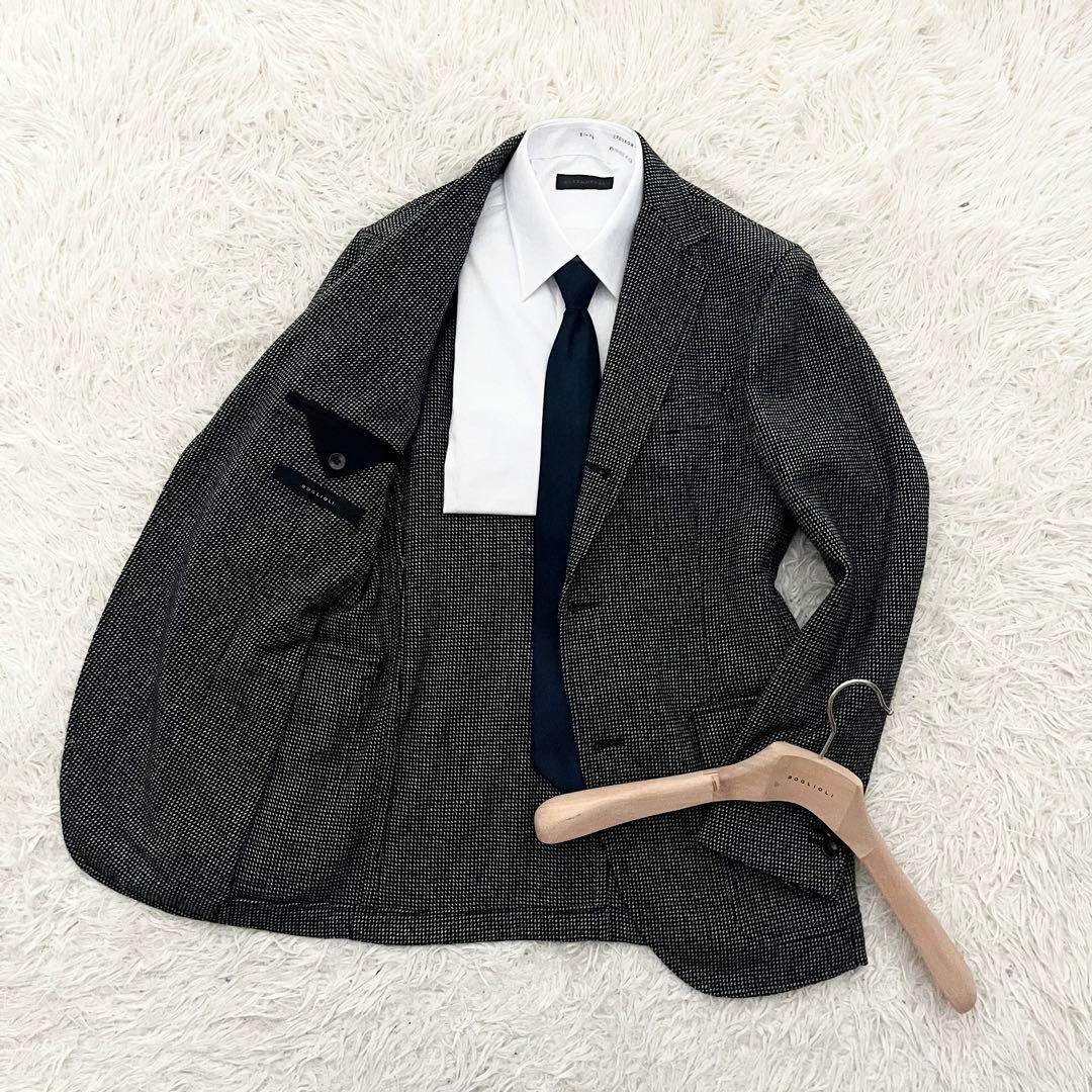<美品> BOGLIOLI / HAMPTONモノトーン ツイードジャケット46 美品> BOGLIOLI / HAMPTONモノトーン ツイードジャケット46 - メルカリ