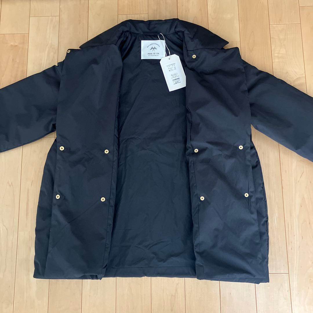《新品タグ付き》ピュアルセシン 中綿テーラードコート ブラック