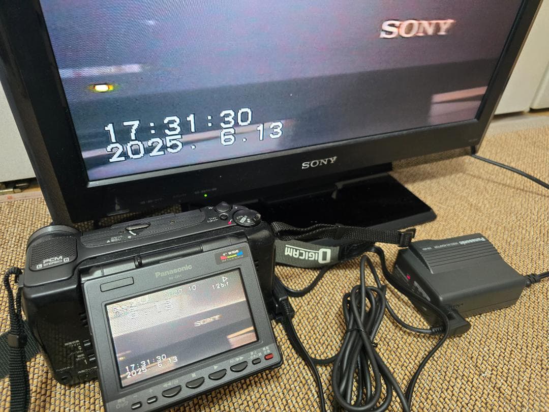 n*o様 録画／再生動作OK Panasonc NV-DR1 ACアダプタ AV