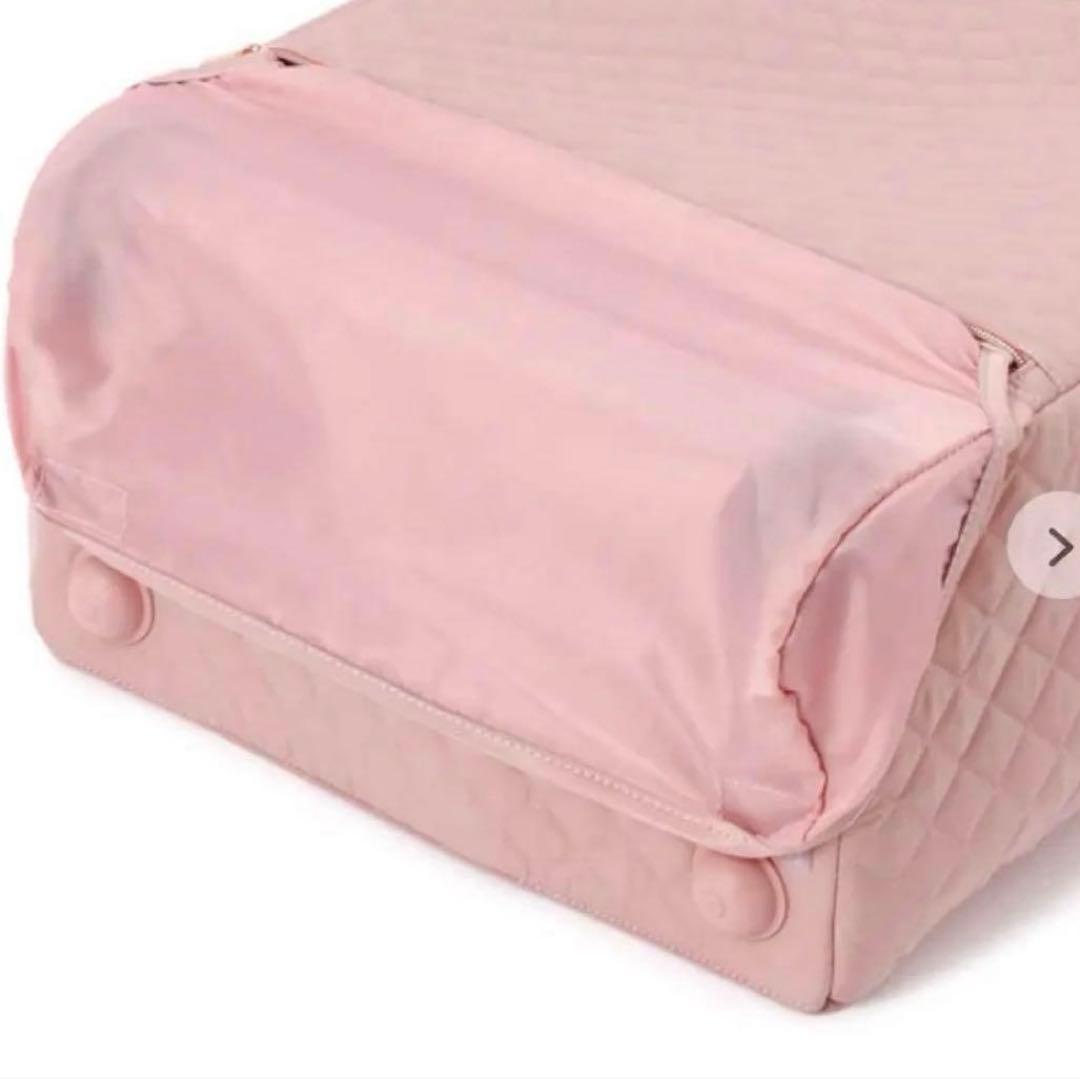 新品タグ付✨フランフラン✨キルティング ソフトキャリーバッグ ピンク
