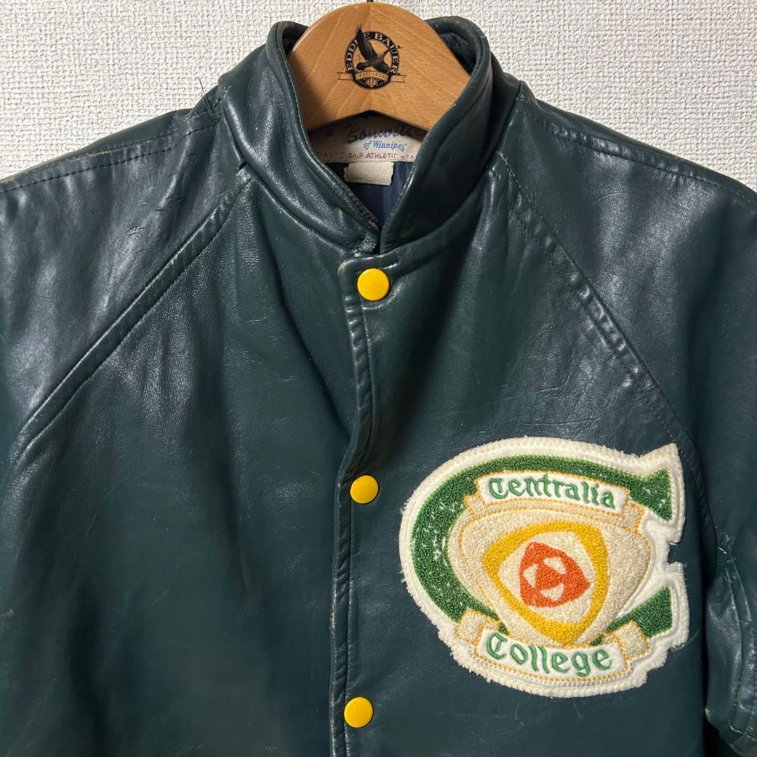 70-80s オールレザー スタジャン ファラオタイプ おそらくカナダ製