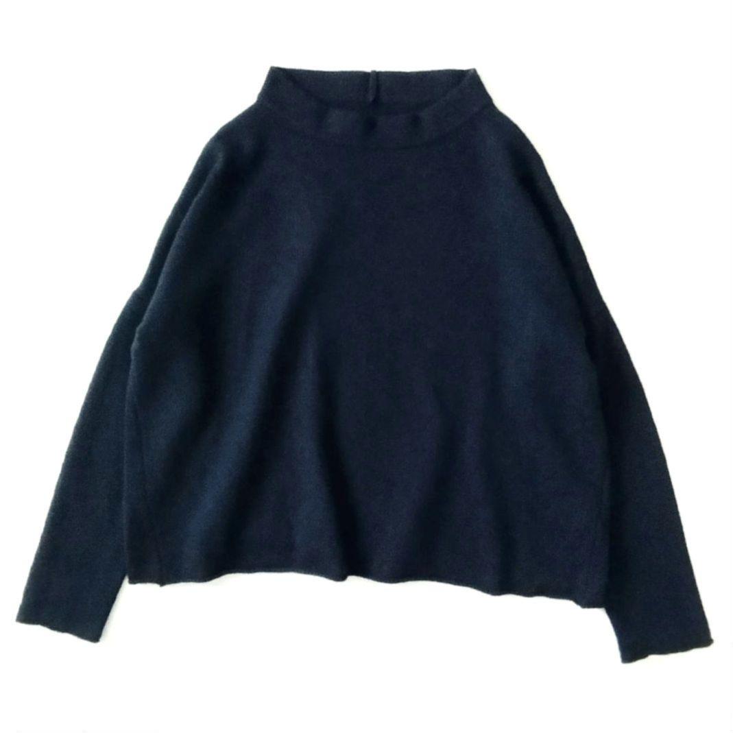 evam eva✨️洗える ウールカシミヤ ボトルネック ニット evam ◯❍゜