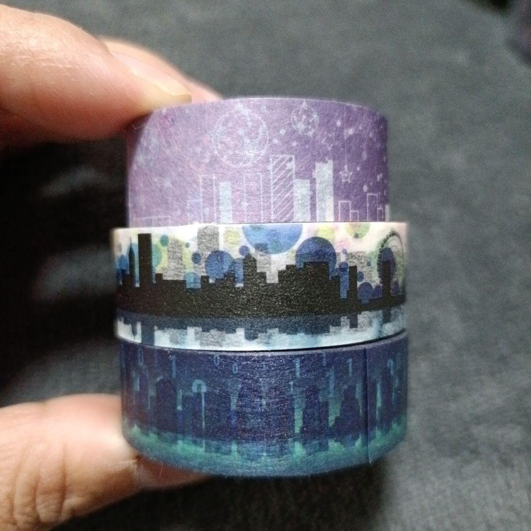 マスキングテープ☆中古☆ドラマチックブルー ノベルティ3本セット