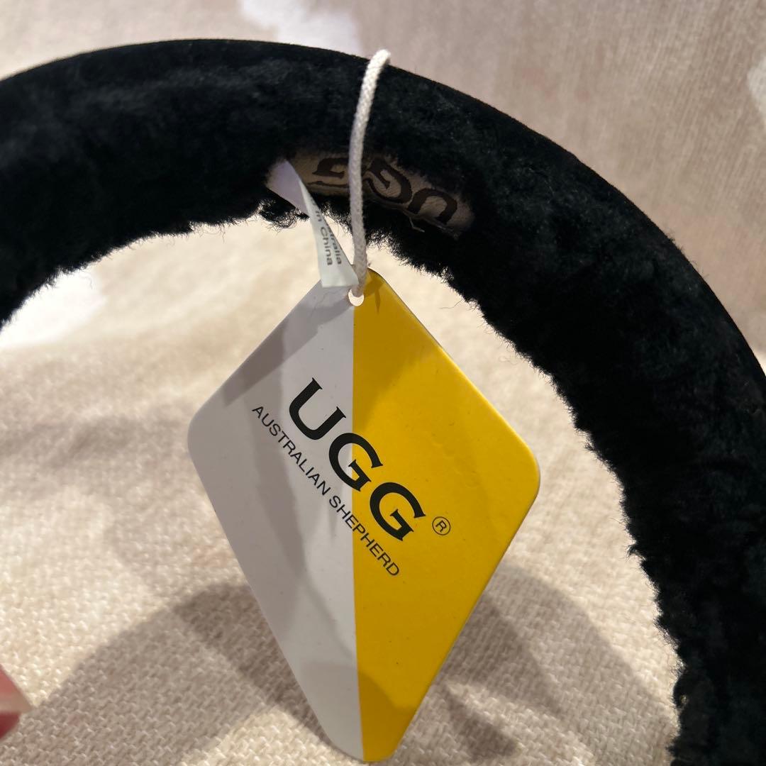 UGG ブラック イヤーマフ オーストラリアンシェパード Australia