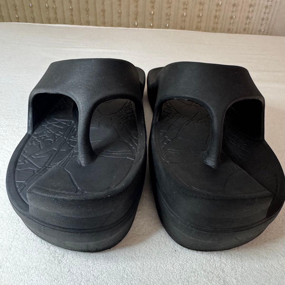 ラクバキRACBAKI ブラック イージーサンダルレディースL イージーサンダル ブラック | Racbaki