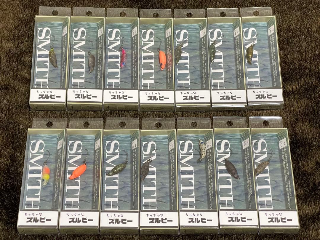 スミス SMITH ちっちゃなズルビー 全色 14色セット 全14色】スミス ちっちゃなズルビー - 【バス・トラウト・ソルトの
