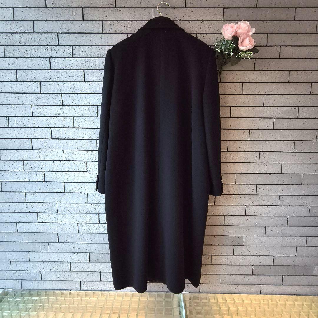 ❤ホタ様専用【ROMAN】✨極美品 カシミヤ100% チェスターコート 黒