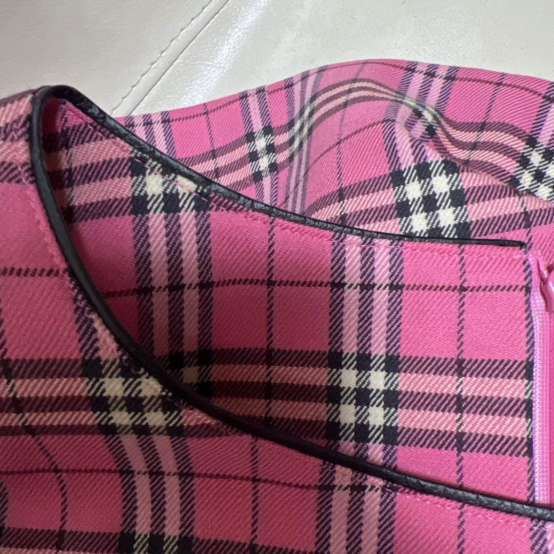 極美品✨希少色✨バーバリーロンドン ノースリーブワンピース ノバ