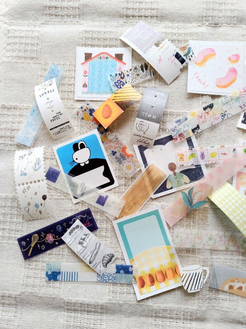 国内外作家 マスキングテープ 付箋 ラベラー おすそ分け① 紙博 手紙舎