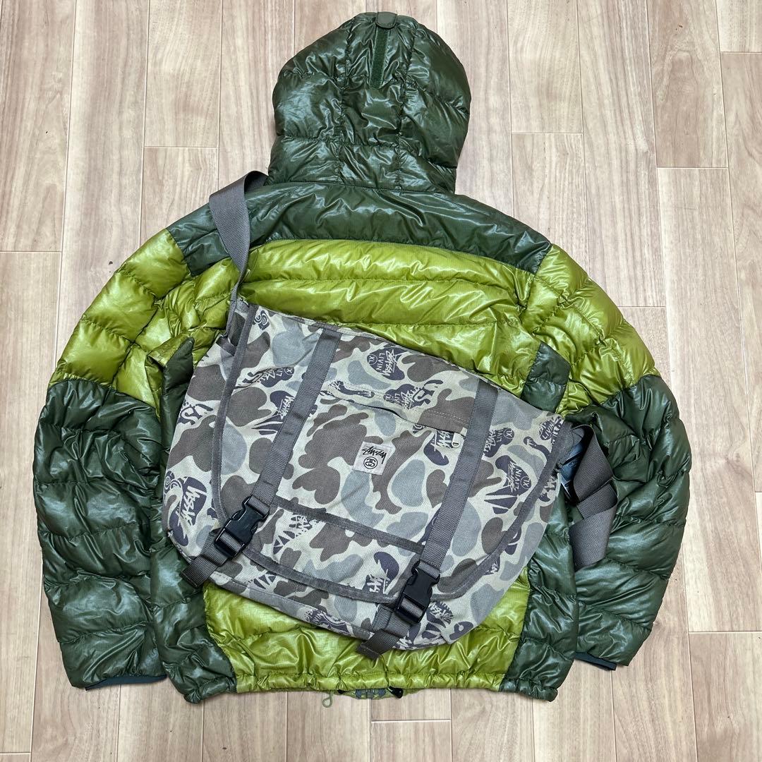 old stussy カモ 迷彩 メッセンジャーバッグ 古着 y2k 90s - メルカリ