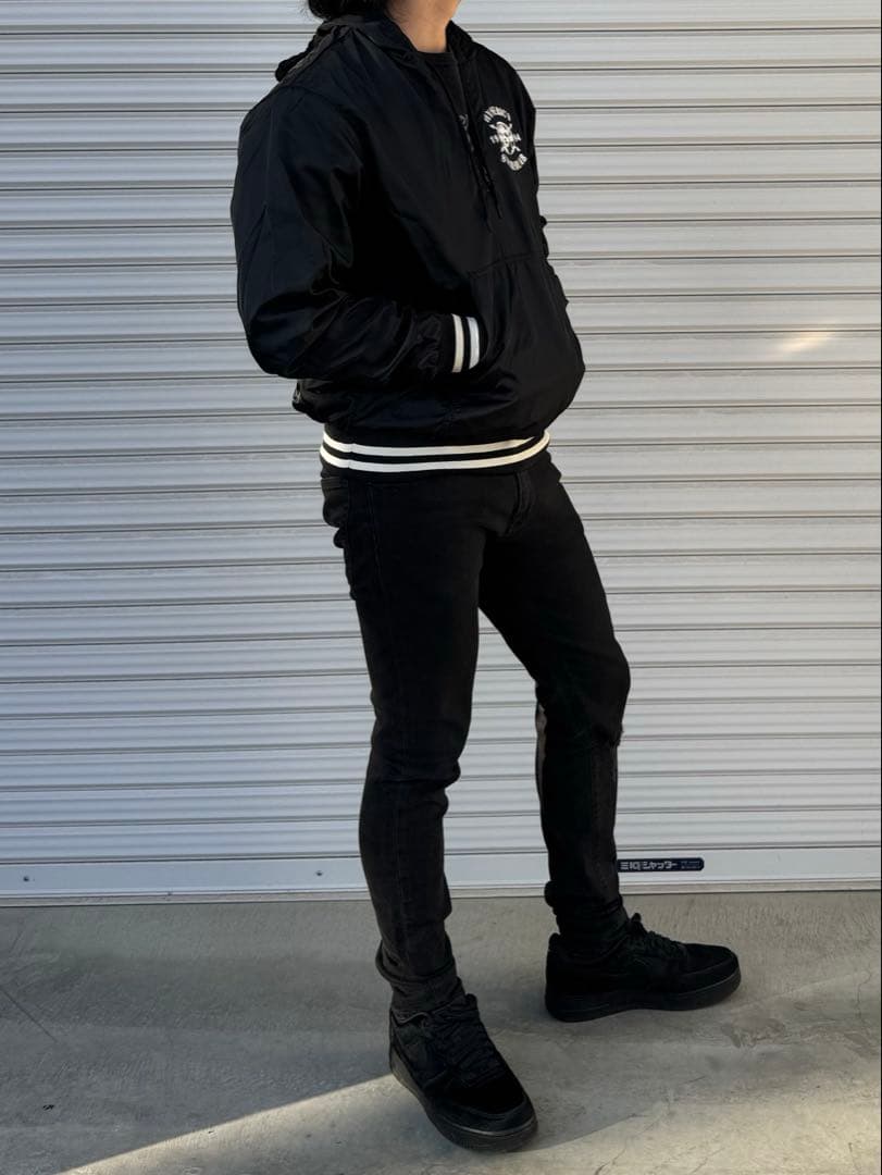 HYSTERIC GLAMOUR アノラックパーカー M 黒 プリント 日本製 HYSTERIC TIMES パーカー|HYSTERIC GLAMOUR MEN | HYSTERIC GLAMOUR