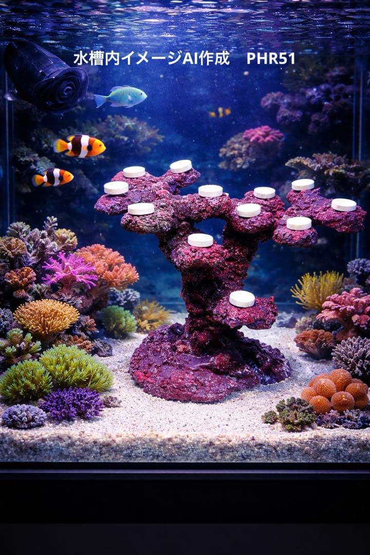 送料無料】人工ライブロック PHR51／13穴加工 アク抜き済み安心塗料