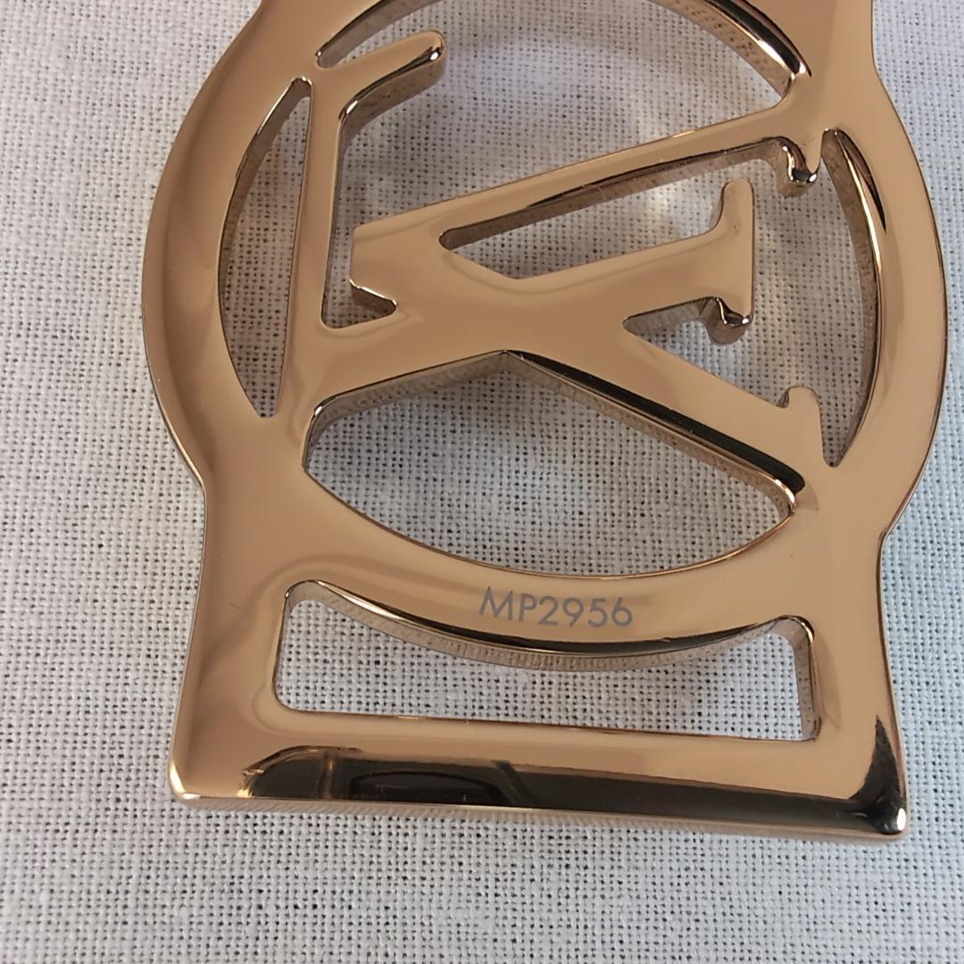 LV ルイヴィトン MP2956 ロゴ スカーフリング ゴールド 127 - メルカリ