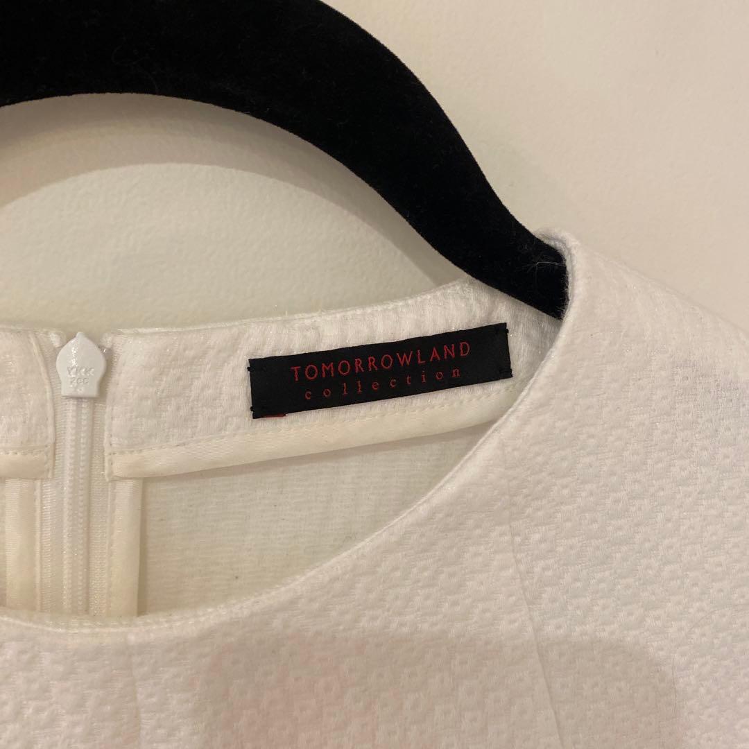 美品 トゥモローランド ポワンピケ クルーネックブラウス - メルカリ