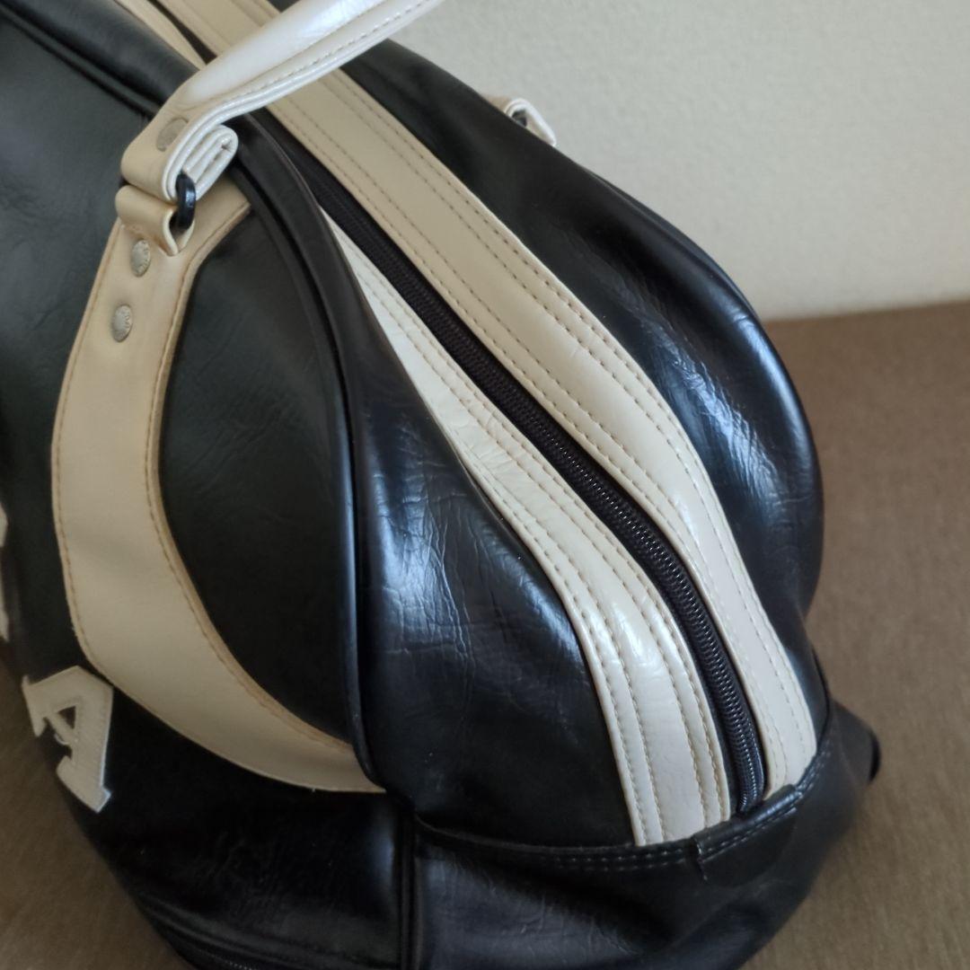 90s 00s プーマ PUMA ボストンバック エナメル レトロ 黒 - メルカリ