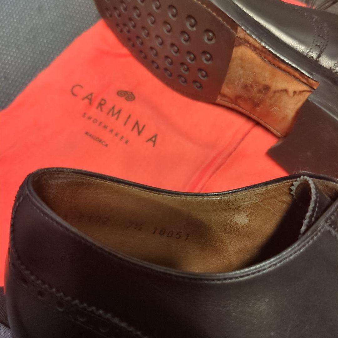 カルミナ セミブローグ（カーフ レイン）10051 サイズ7.5 - メルカリ