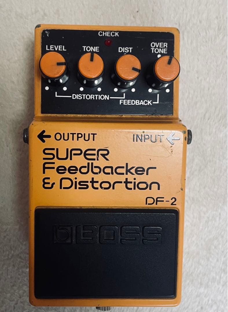 ギター BOSS DF-2 SUPER Feedbacker & Distortion Boss DF-2 Super Feedbacker & Distortion Guitar Pedal Made in Japan