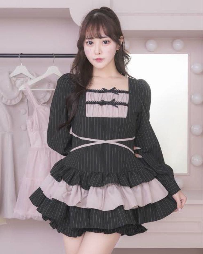 まるさん専用pium はしごリボンティアードセットアップ未着未開封