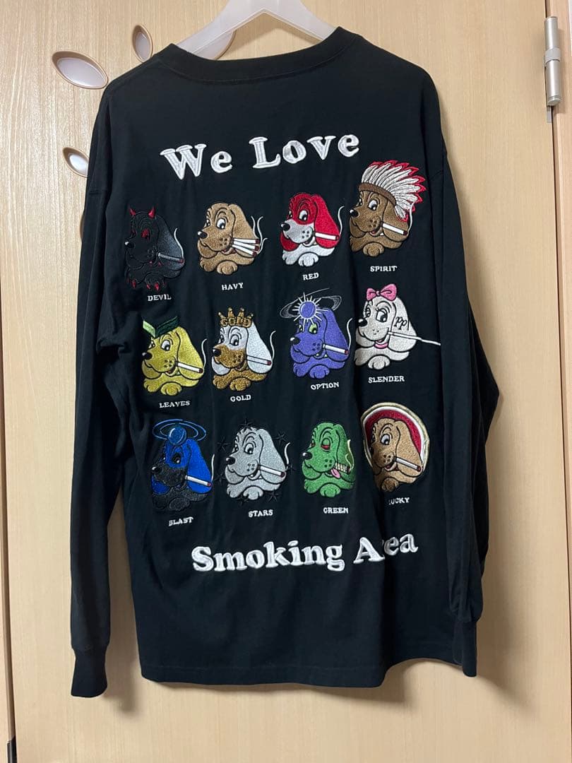 ガルフィー GALFY ロンT たばこ GALFY (ガルフィー) ガルスモポケロンTee BLACK / ロックファッション