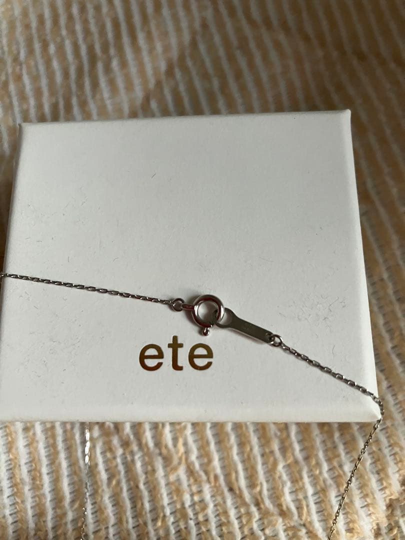 最終価格⭐︎ete PT850 ダイヤモンド 0.1ct ネックレス