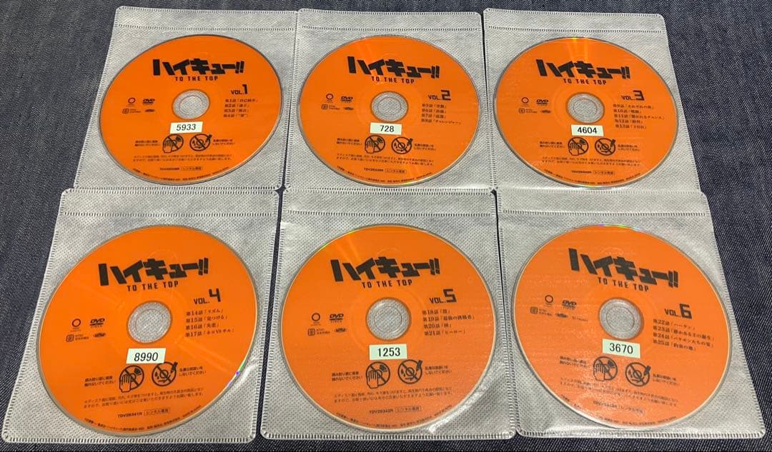 新 モデルCD・DVD・ブルーレイ - ハイキュー!!TO THE TOP 4期 アニメ